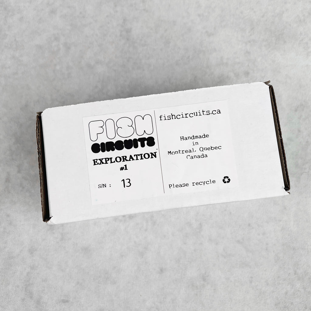 Fish Circuits Exploration #1 Fuzzstortion Pedal - Silver - 9