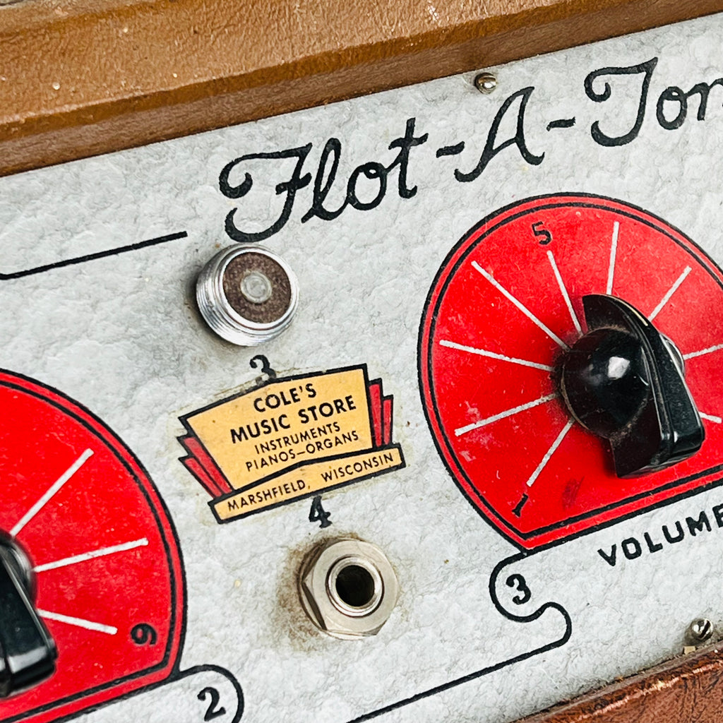 Flot-A-Tone Model 600 1x12" Combo Amp 1950 - Brown - 13