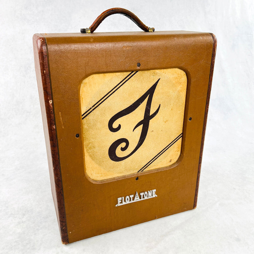 Flot-A-Tone Model 600 1x12" Combo Amp 1950 - Brown - 1