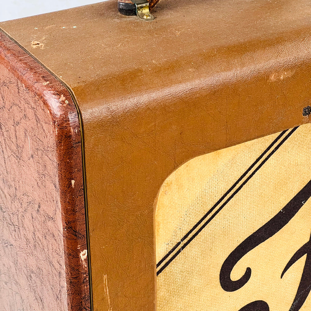 Flot-A-Tone Model 600 1x12" Combo Amp 1950 - Brown - 2