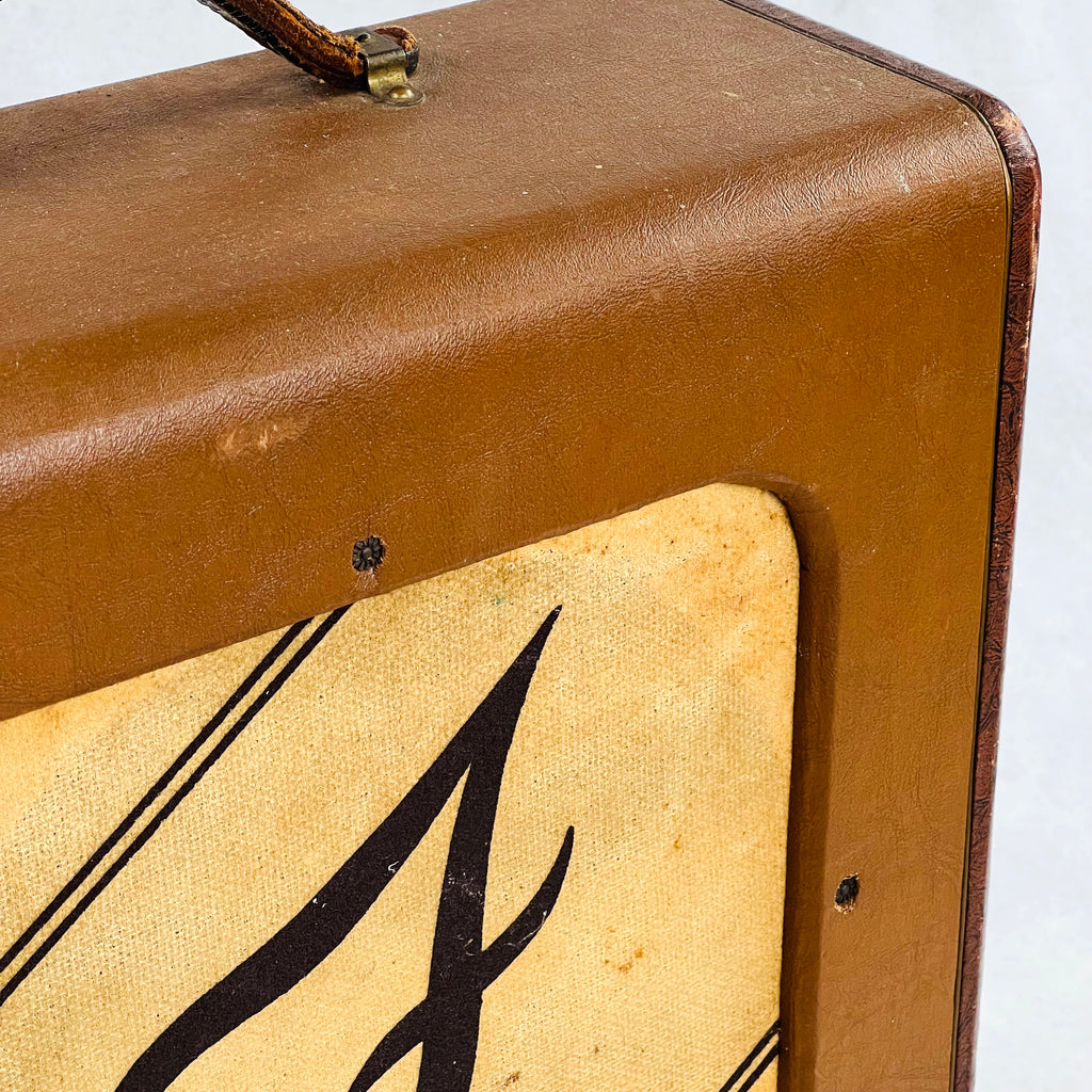 Flot-A-Tone Model 600 1x12" Combo Amp 1950 - Brown - 3