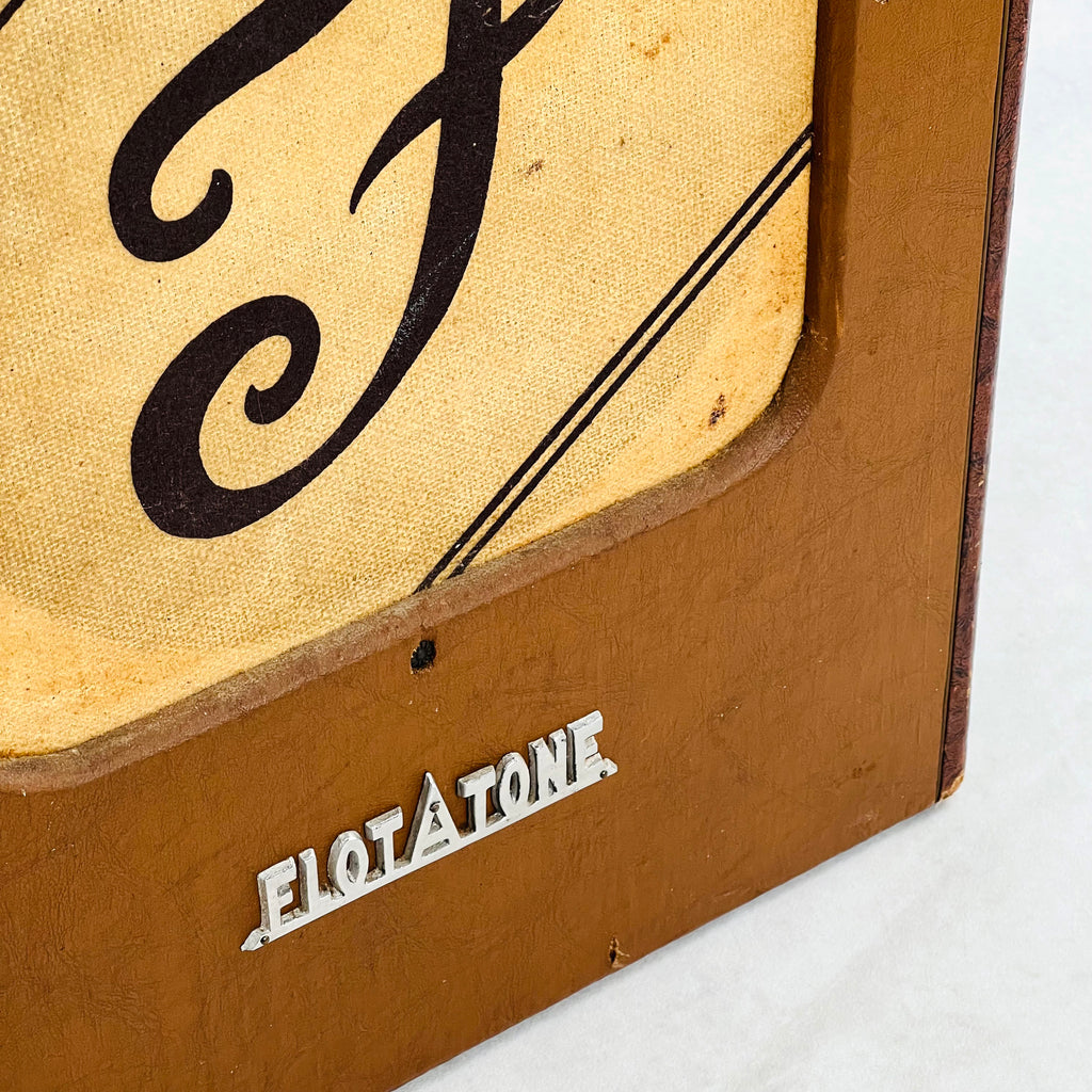 Flot-A-Tone Model 600 1x12" Combo Amp 1950 - Brown - 4