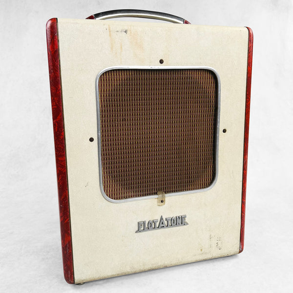 Flot-A-Tone Vintage 1x12" Combo Amplifier 1950s - Red & White - 1