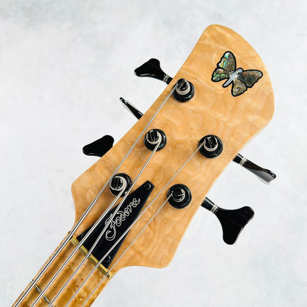 Fodera Emperor Quilt Maple Bolt On 5-String 2011 - Natural - 12