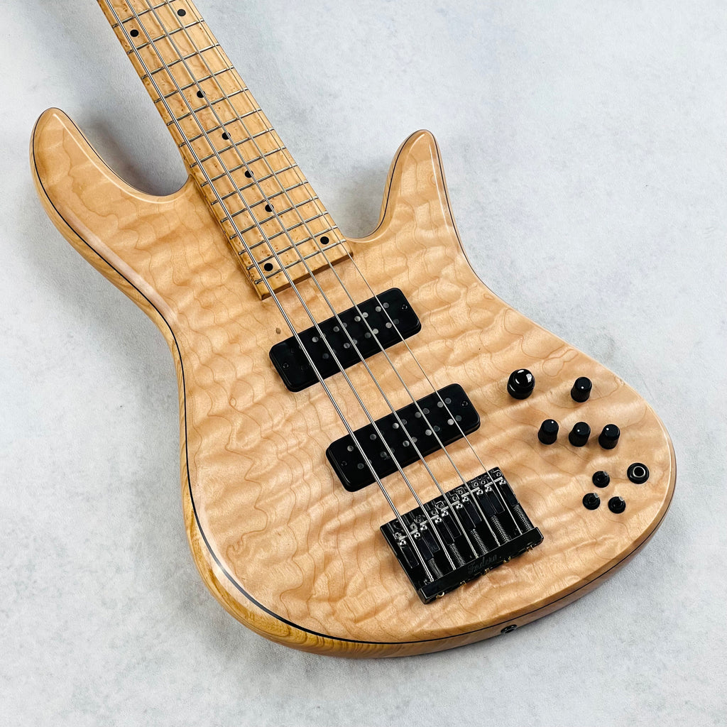 Fodera Emperor Quilt Maple Bolt On 5-String 2011 - Natural - 3