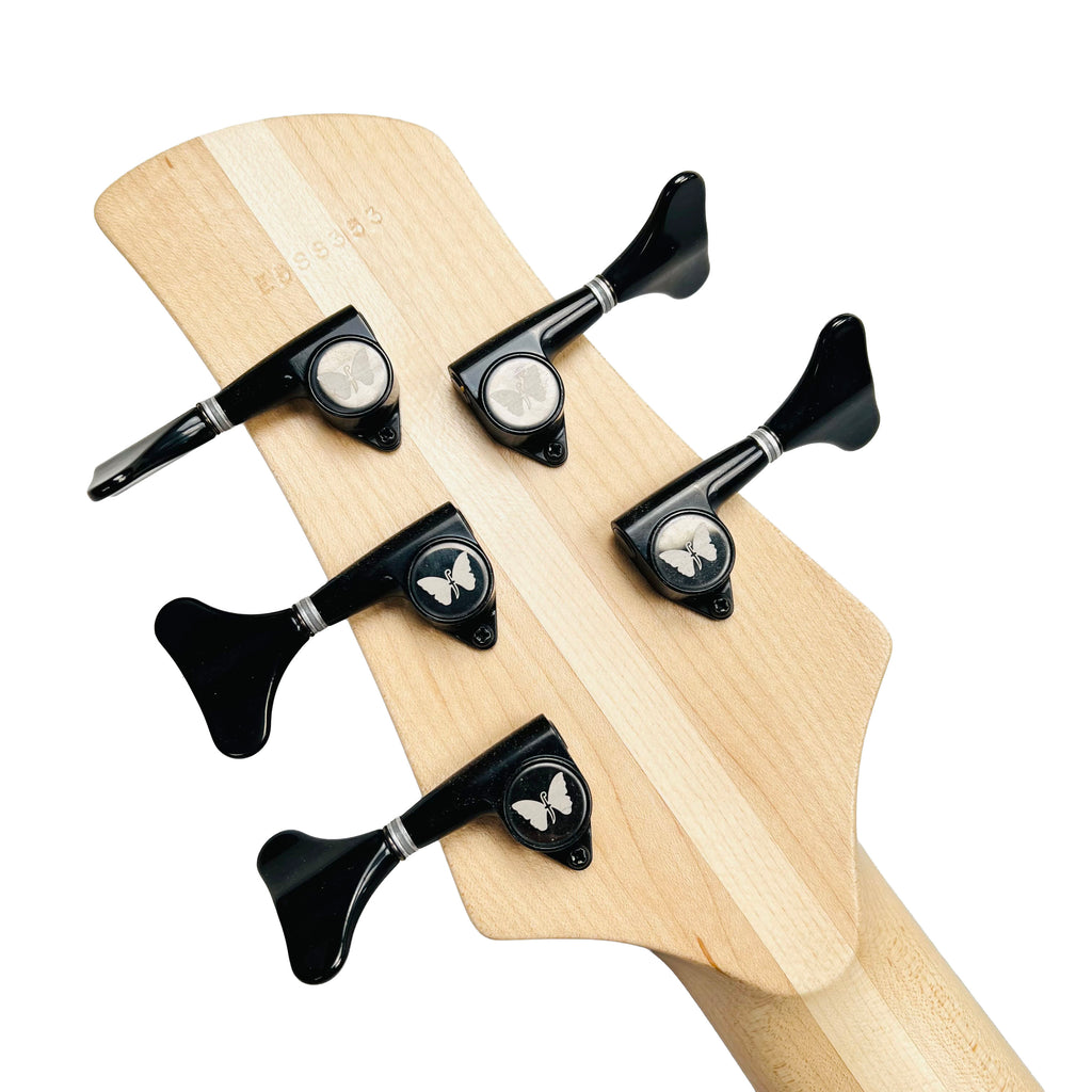 Fodera Emperor Standard Special Redwood Flame 5-String Bass - Natural - 14