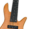 Fodera Emperor Standard Special Redwood Flame 5-String Bass - Natural - 3