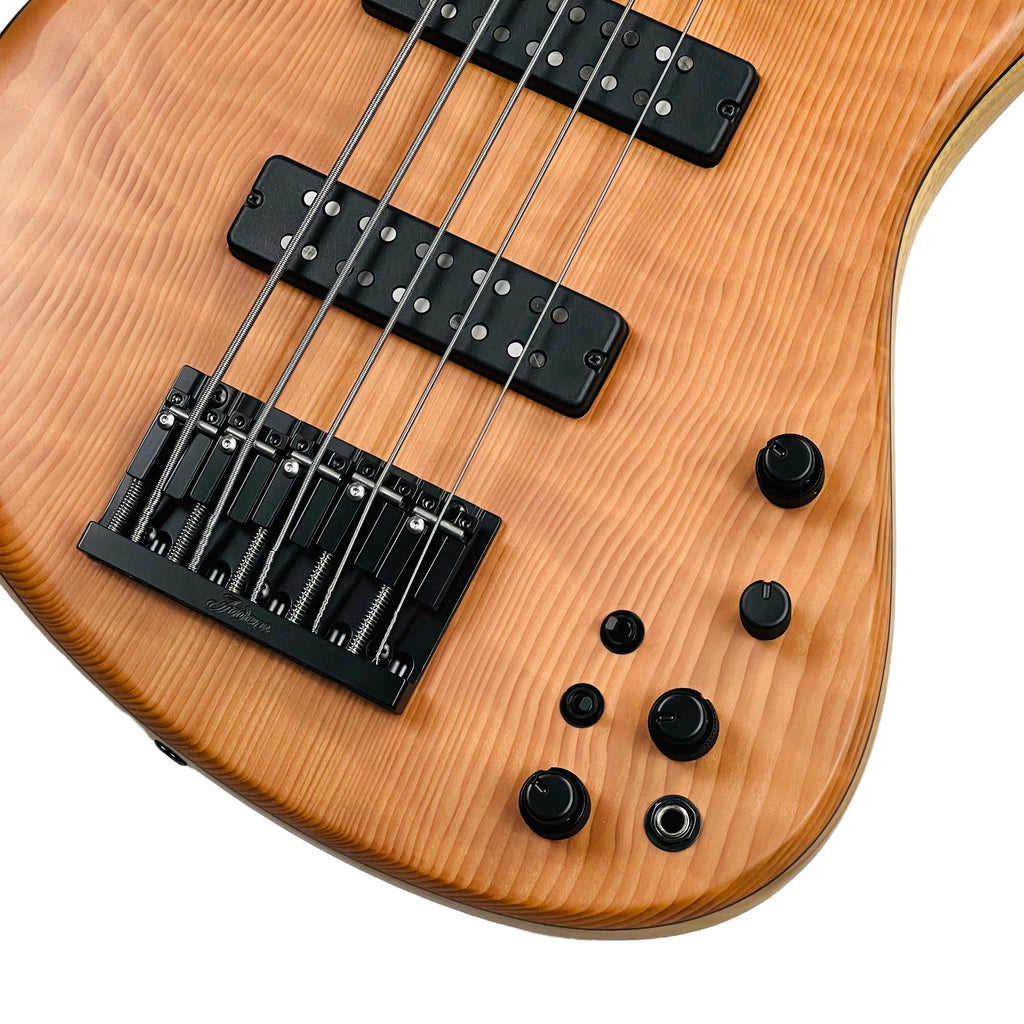 Fodera Emperor Standard Special Redwood Flame 5-String Bass - Natural - 5