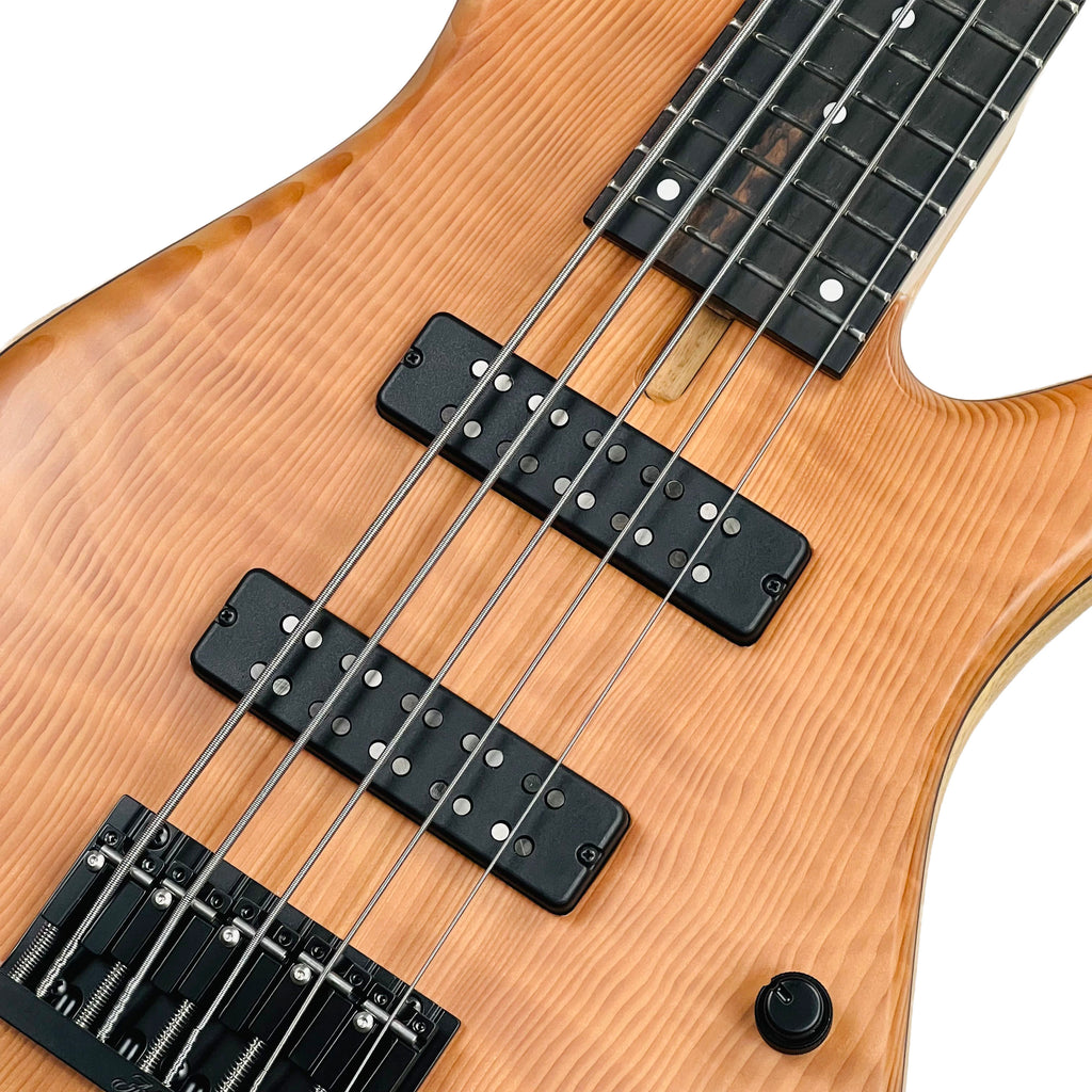 Fodera Emperor Standard Special Redwood Flame 5-String Bass - Natural - 6