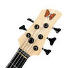 Fodera Emperor Standard Special Redwood Flame 5-String Bass - Natural - 8