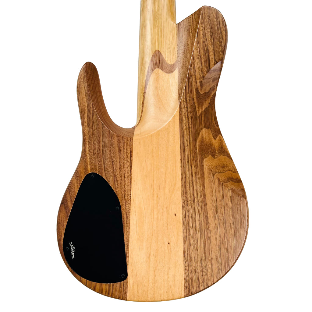 Fodera Imperial Elite MG 5-String Redwood Burl / Walnut - Natural - 11