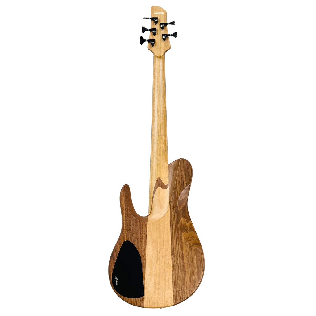 Fodera Imperial Elite MG 5-String Redwood Burl / Walnut - Natural - 12