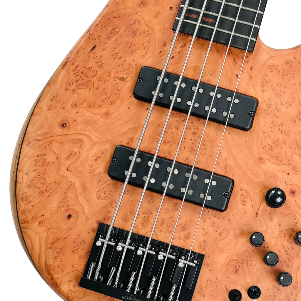 Fodera Imperial Elite MG 5-String Redwood Burl / Walnut - Natural - 4