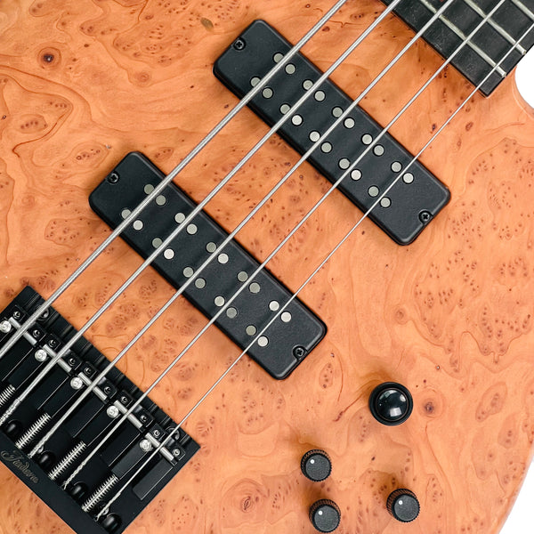 Fodera Imperial Elite MG 5-String Redwood Burl / Walnut - Natural - 7