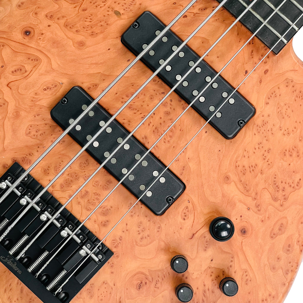 Fodera Imperial Elite MG 5-String Redwood Burl / Walnut - Natural - 7