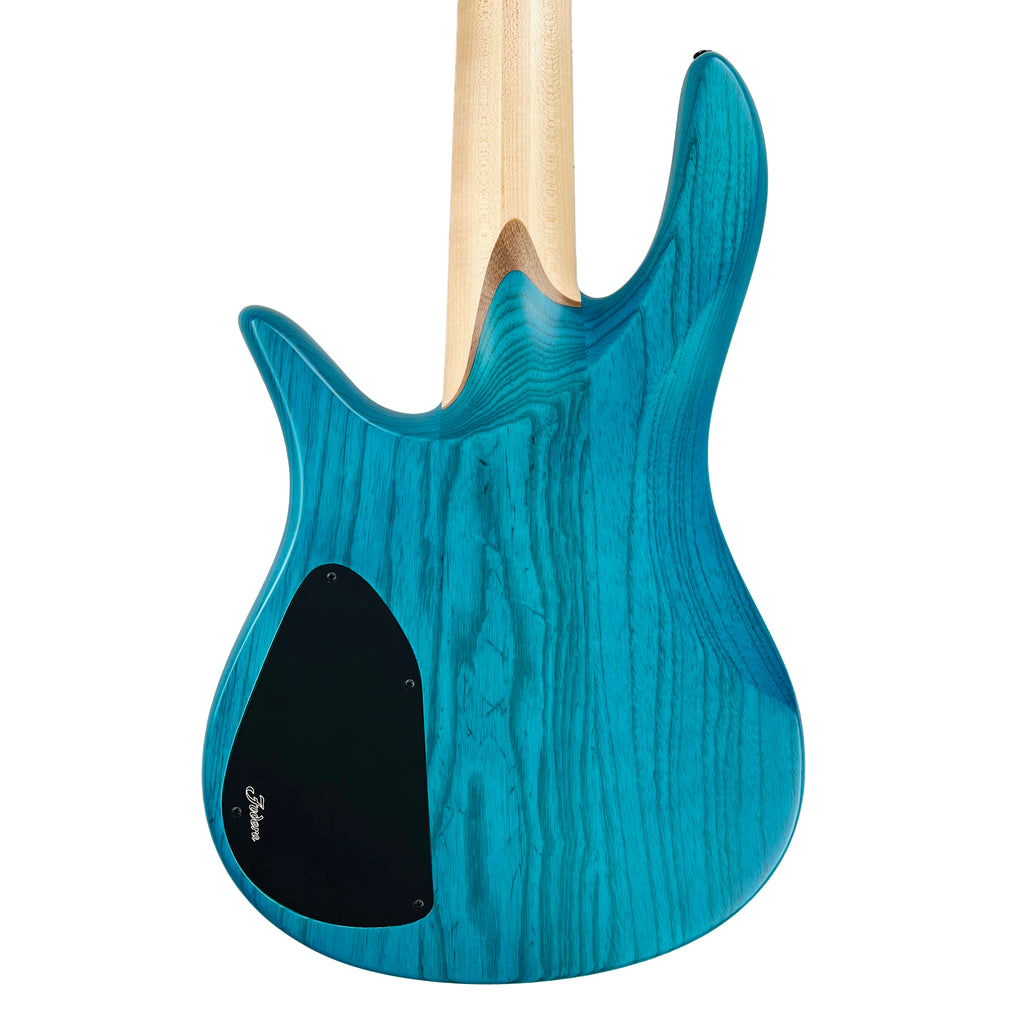 Fodera Monarch Elite Quilt Top 5-String Bass - Bora Blue Burst - 12