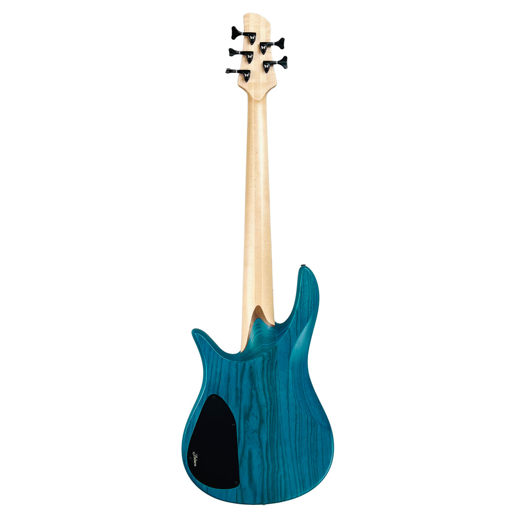 Fodera Monarch Elite Quilt Top 5-String Bass - Bora Blue Burst - 13
