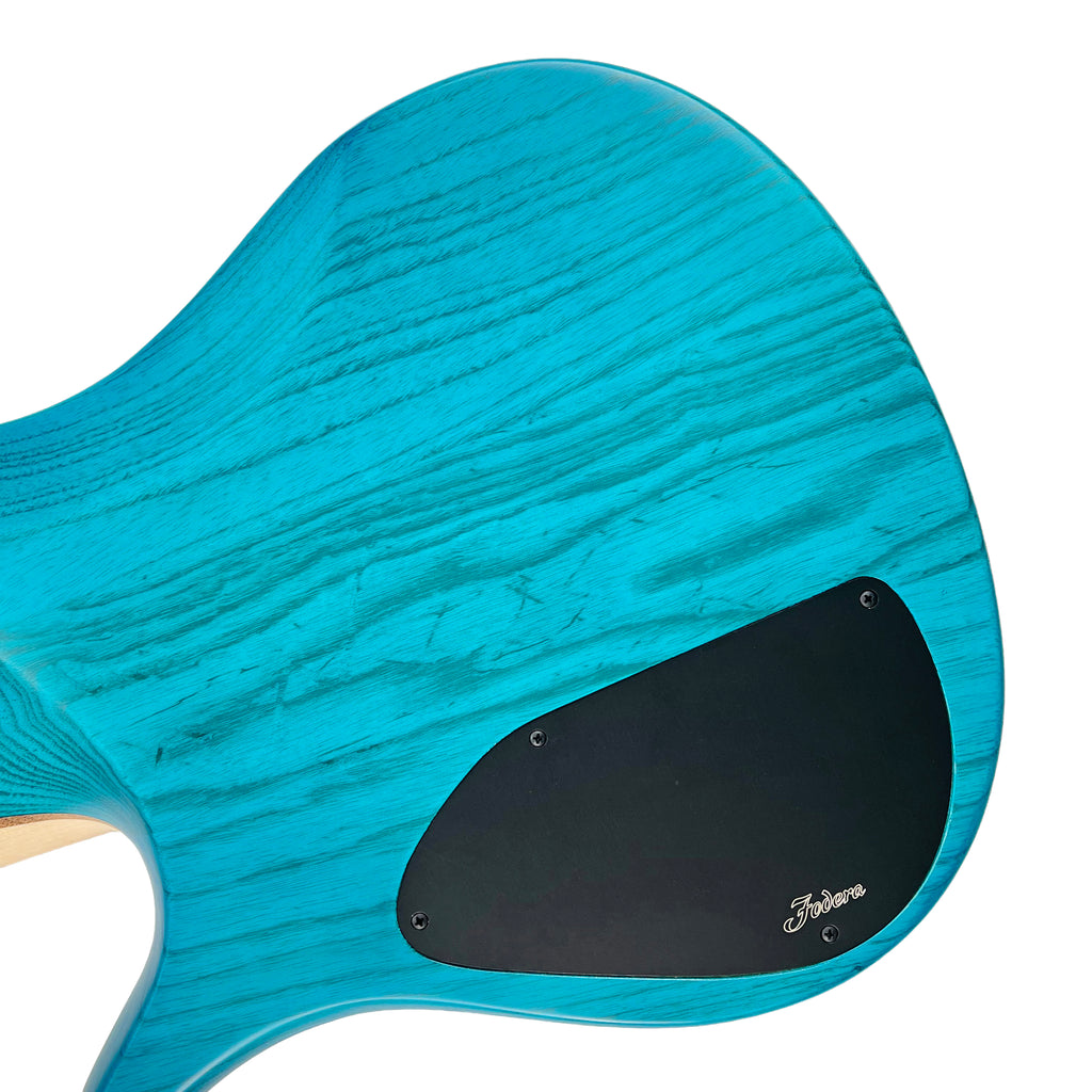 Fodera Monarch Elite Quilt Top 5-String Bass - Bora Blue Burst - 14