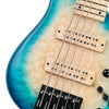 Fodera Monarch Elite Quilt Top 5-String Bass - Bora Blue Burst - 4