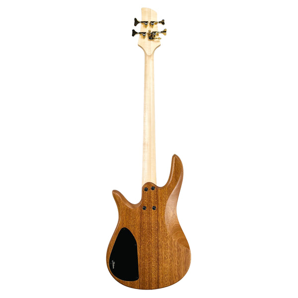 Fodera Victor Wooten '83 4-String Electric Bass Guitar Flame Top Natural - 10