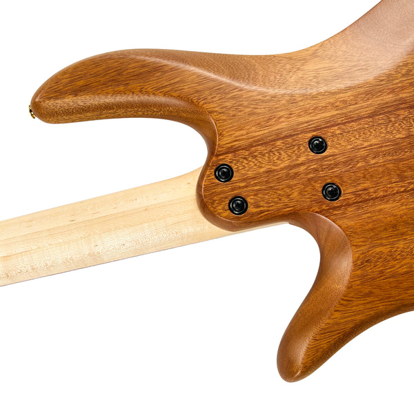 Fodera Victor Wooten '83 4-String Electric Bass Guitar Flame Top Natural - 12