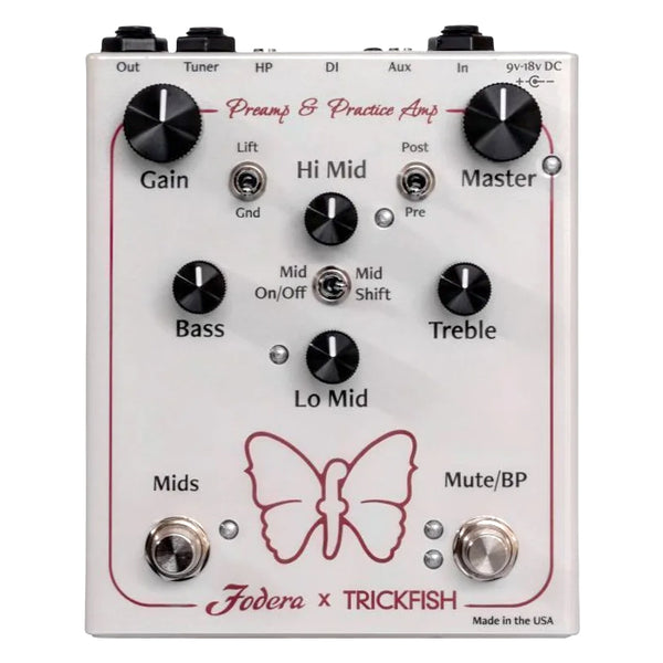 Fodera x Trickfish Preamp & Practice Amp Bass Pedal