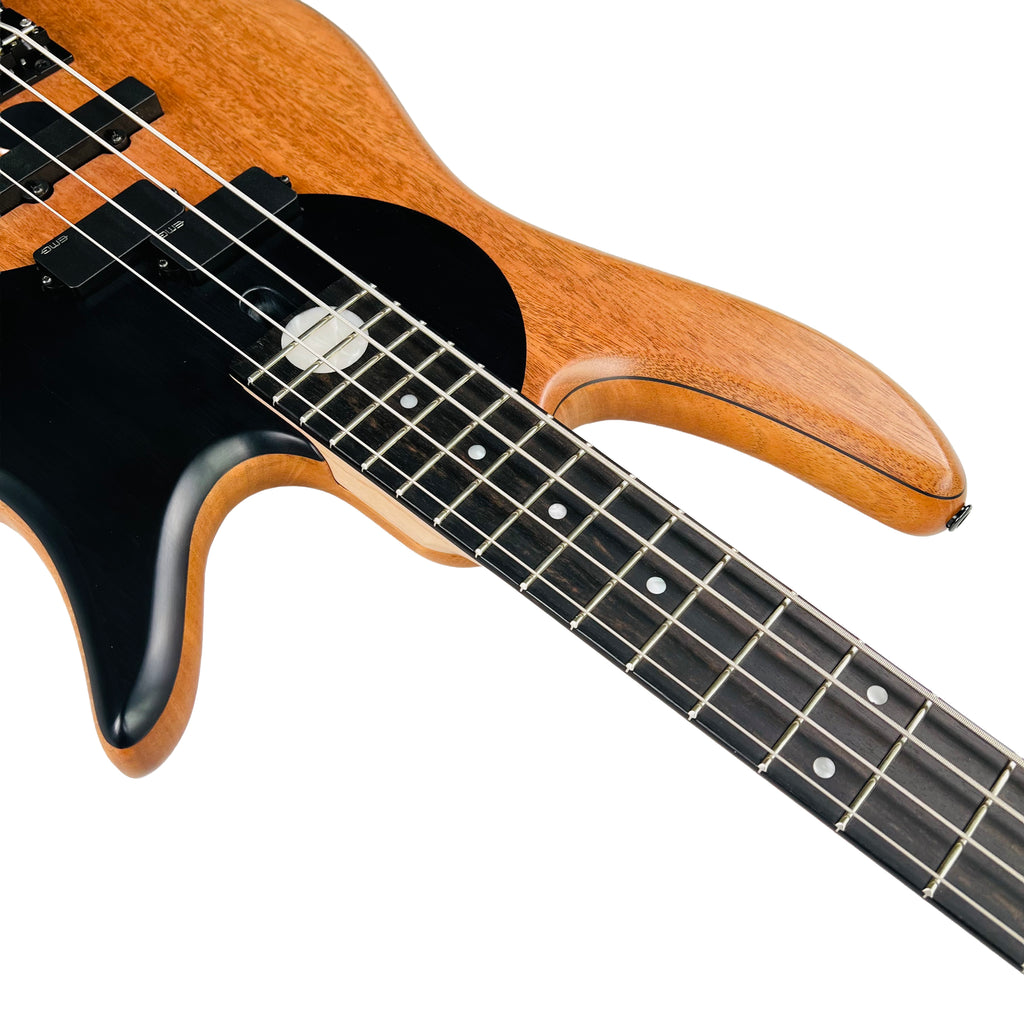 Fodera Yin Yang 4 Standard Mahogany 4-String Electric Bass Guitar - Natural - 9