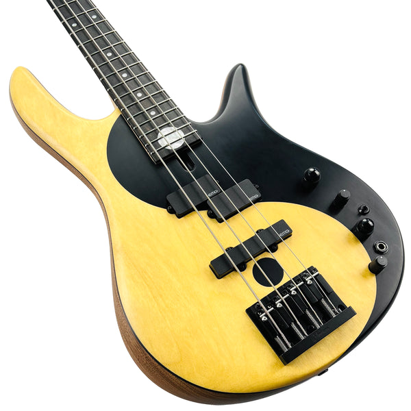 Fodera Yin Yang 4 Standard Series II Pau Amarillo / Walnut 4-String Bass Guitar - Natural - 13