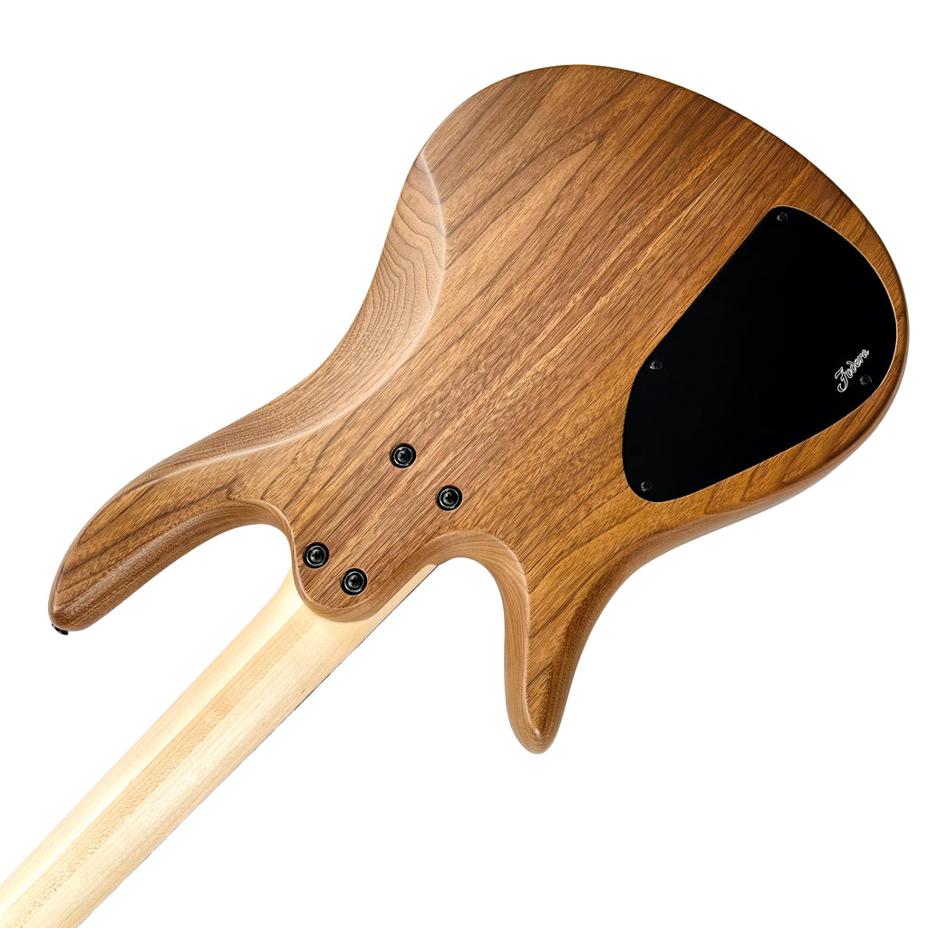 Fodera Yin Yang 4 Standard Series II Pau Amarillo / Walnut 4-String Bass Guitar - Natural - 16
