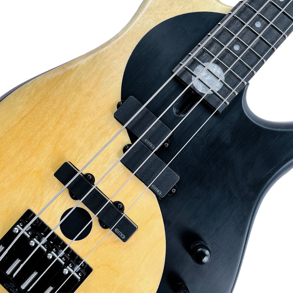 Fodera Yin Yang 4 Standard Series II Pau Amarillo / Walnut 4-String Bass Guitar - Natural - 6