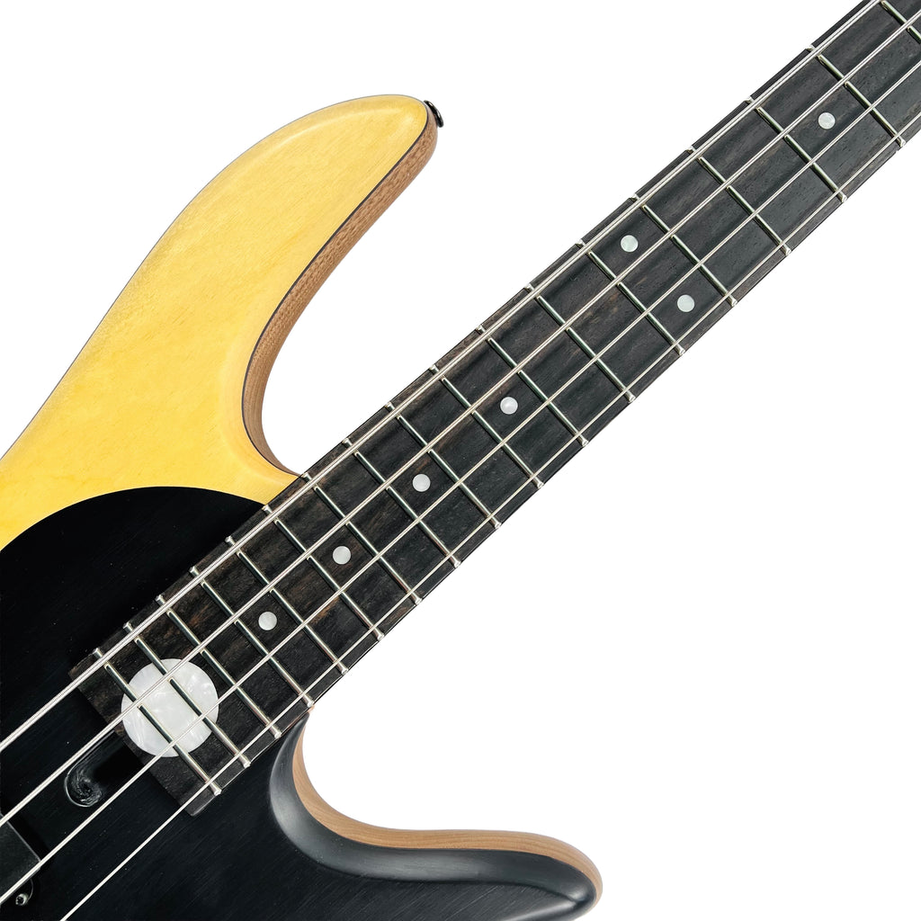 Fodera Yin Yang 4 Standard Series II Pau Amarillo / Walnut 4-String Bass Guitar - Natural - 7