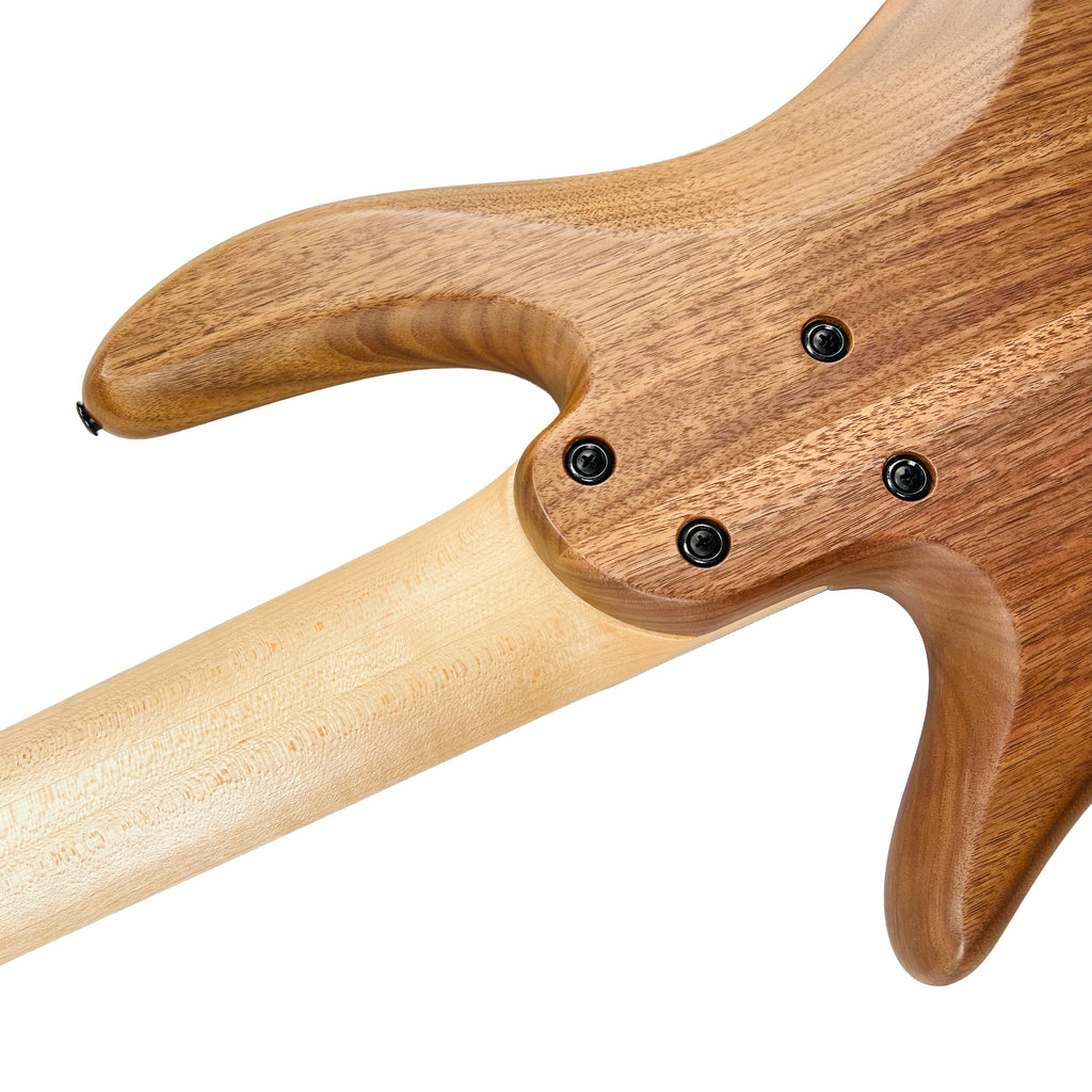 Fodera Yin Yang 5 Standard Series II Pau Amarillo / Walnut - Natural - 15