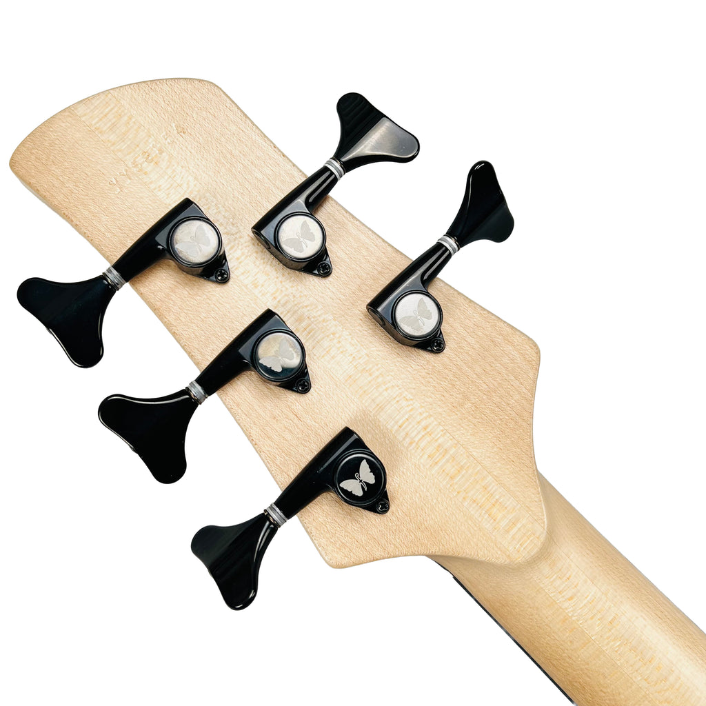 Fodera Yin Yang 5 Standard Series II Pau Amarillo / Walnut - Natural - 17
