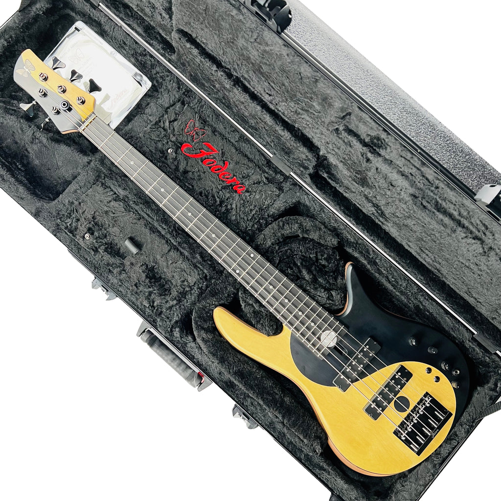 Fodera Yin Yang 5 Standard Series II Pau Amarillo / Walnut - Natural - 19