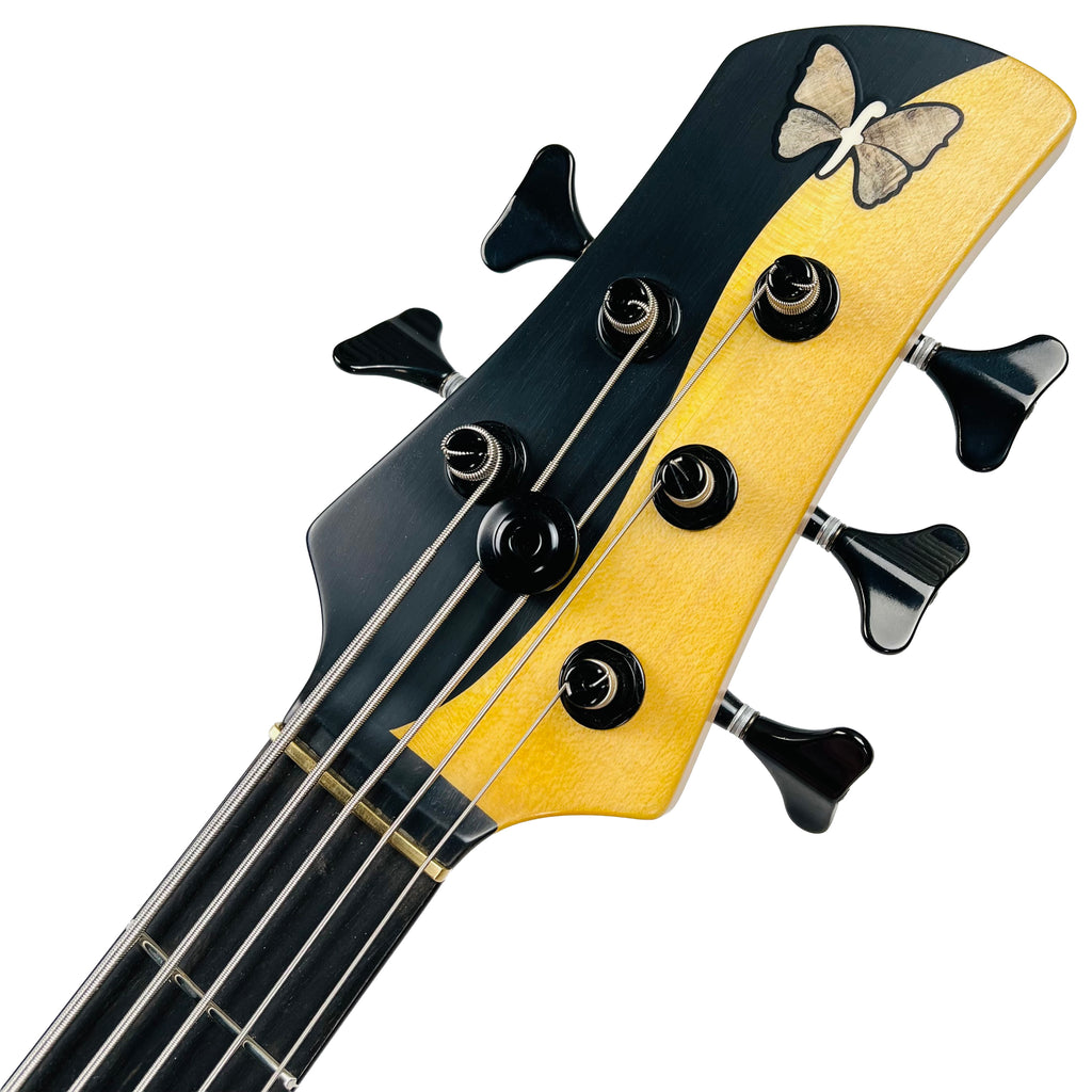 Fodera Yin Yang 5 Standard Series II Pau Amarillo / Walnut - Natural - 9