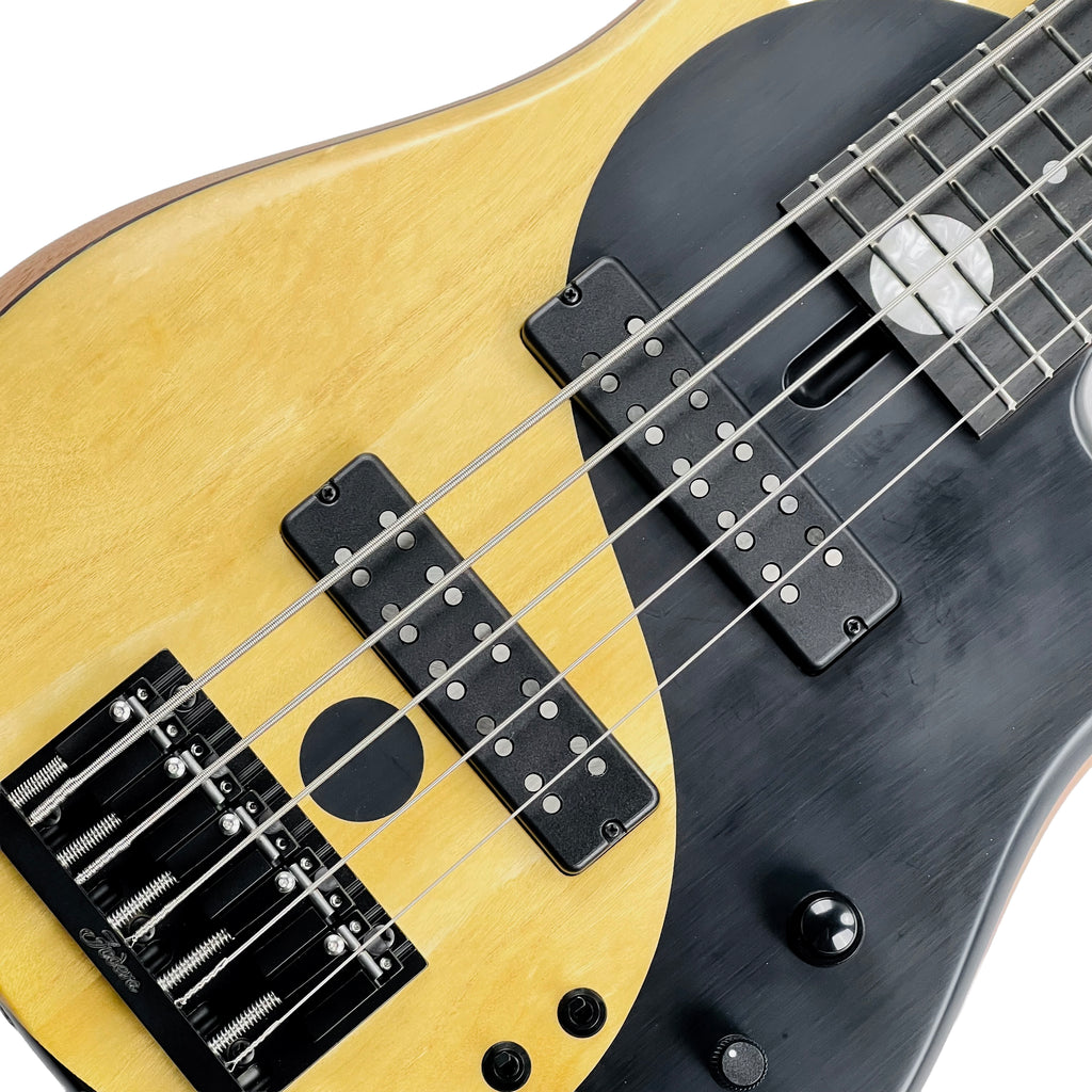 Fodera Yin Yang 5 Standard Series II Pau Amarillo / Walnut - Natural - 7