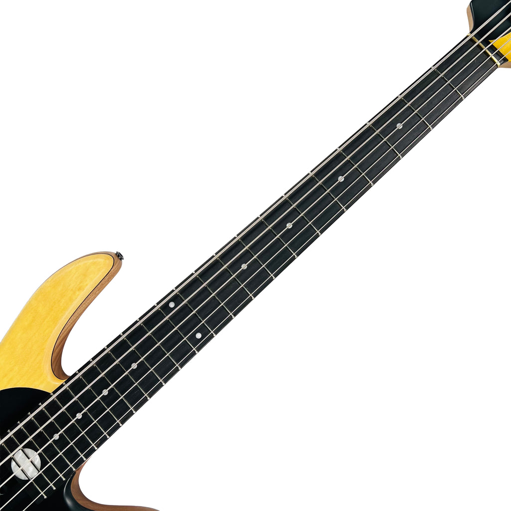 Fodera Yin Yang 5 Standard Series II Pau Amarillo / Walnut - Natural - 8