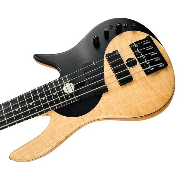 Fodera Yin Yang Standard 5-String Bass Guitar Blister Maple / Mahogany - Natural - 10