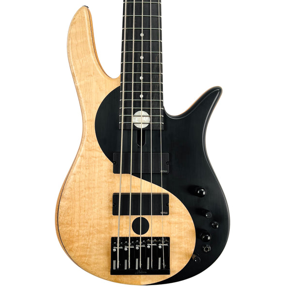 Fodera Yin Yang Standard 5-String Bass Guitar Blister Maple / Mahogany - Natural - 1