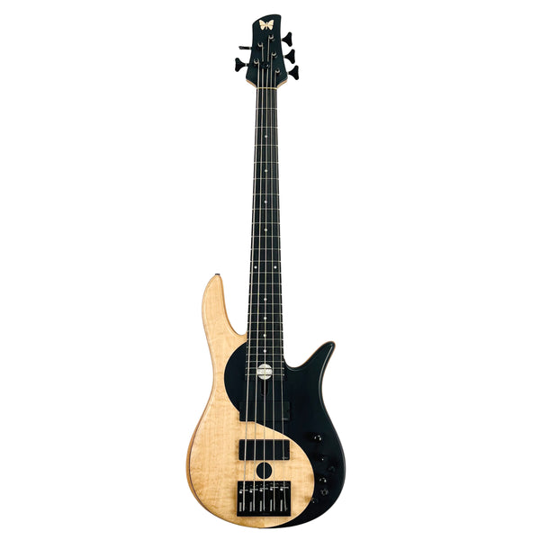 Fodera Yin Yang Standard 5-String Bass Guitar Blister Maple / Mahogany - Natural - 2