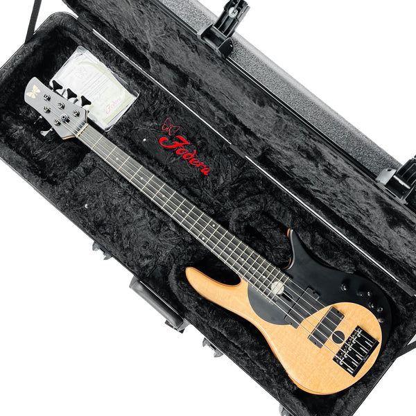 Fodera Yin Yang Standard 5-String Bass Guitar Blister Maple / Mahogany - Natural - 20