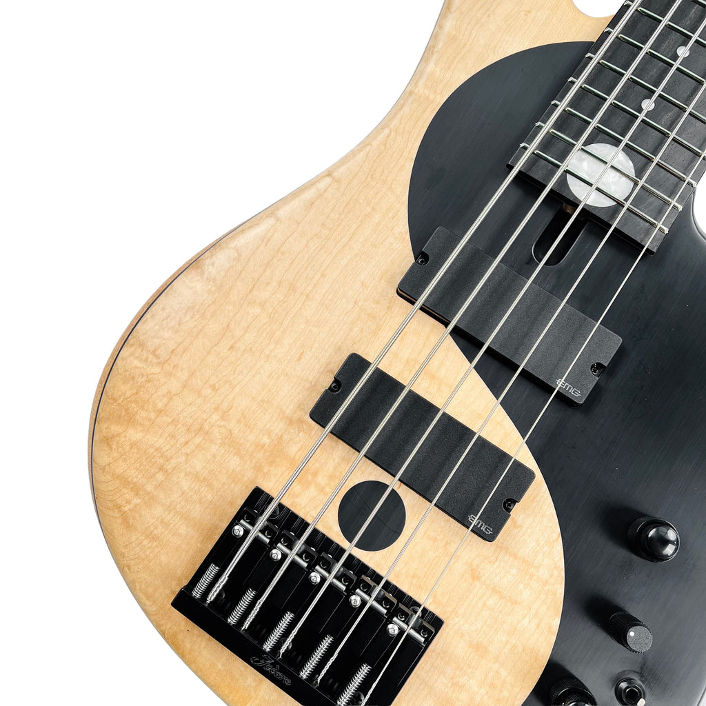 Fodera Yin Yang Standard 5-String Bass Guitar Blister Maple / Mahogany - Natural - 4