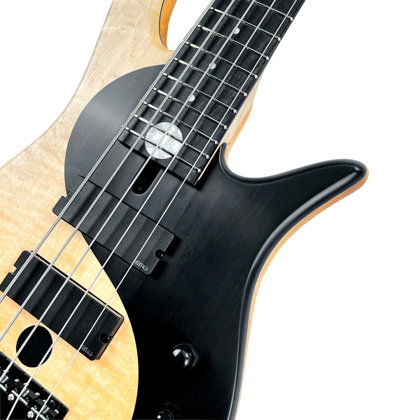 Fodera Yin Yang Standard 5-String Bass Guitar Blister Maple / Mahogany - Natural - 6