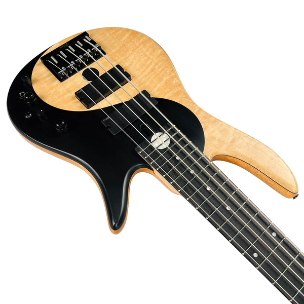 Fodera Yin Yang Standard 5-String Bass Guitar Blister Maple / Mahogany - Natural - 9