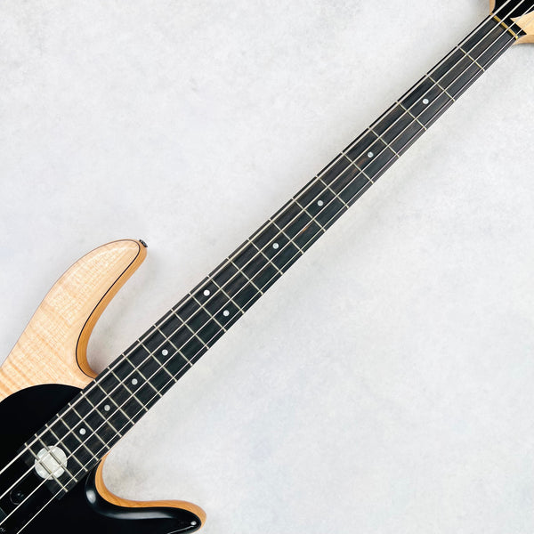Fodera Yin Yang Standard Flame Top 4-String 2017 - Natural - 11