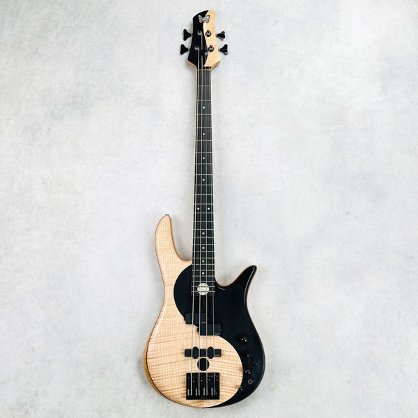 Fodera Yin Yang Standard Flame Top 4-String 2017 - Natural - 2