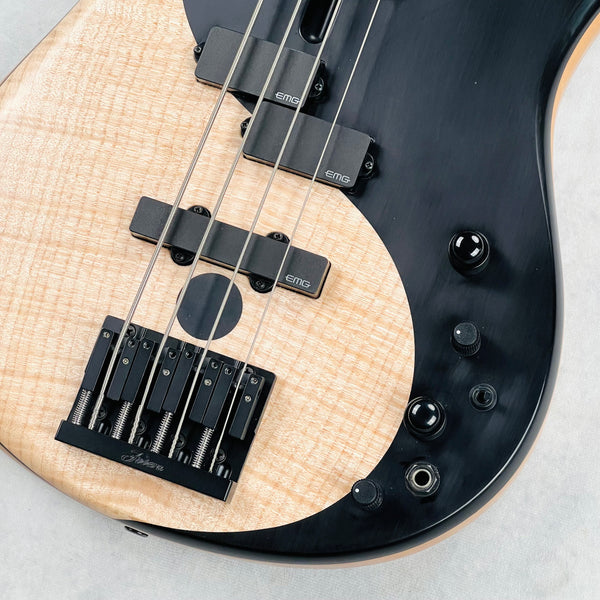 Fodera Yin Yang Standard Flame Top 4-String 2017 - Natural - 5