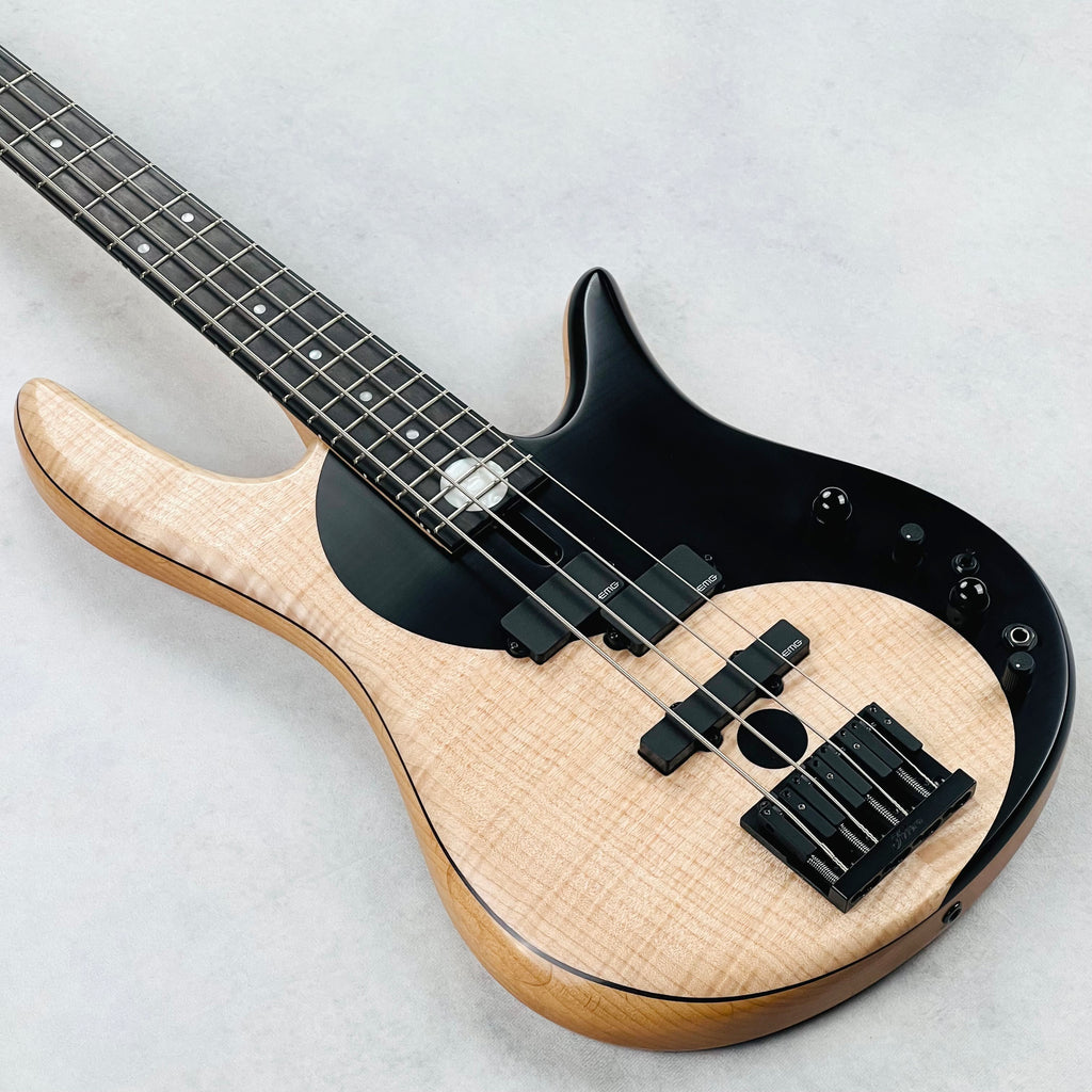 Fodera Yin Yang Standard Flame Top 4-String 2017 - Natural - 9