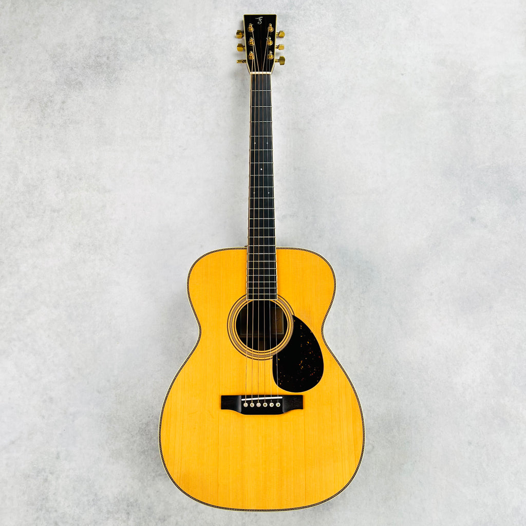 Franklin Orchestra Model Brazilian Rosewood OM Acoustic Guitar 1984 - Natural - 2