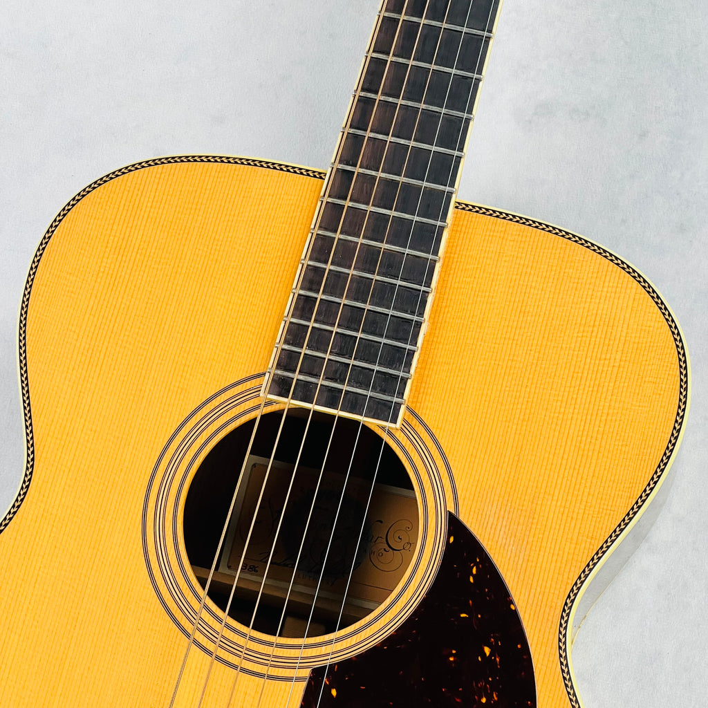 Franklin Orchestra Model Brazilian Rosewood OM Acoustic Guitar 1984 - Natural - 3